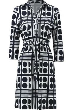 Dames jurk blauw
