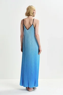 Dames jurk blauw