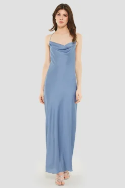 Dames jurk blauw