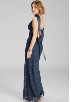 Dames jurk blauw