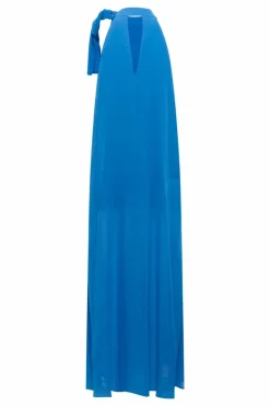 Dames jurk blauw