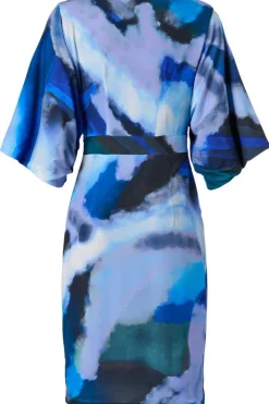 Dames jurk blauw