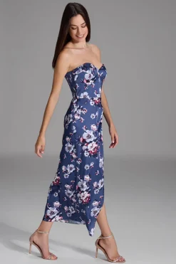 Dames jurk blauw
