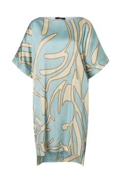 Dames jurk blauw