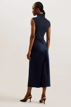 Dames jurk blauw