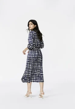 Dames jurk blauw