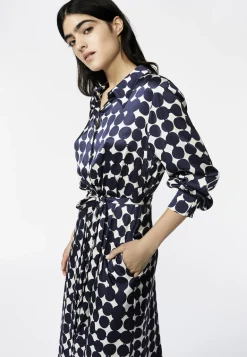 Dames jurk blauw