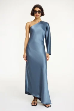 Dames jurk blauw