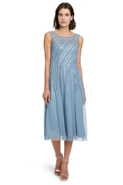 Dames jurk blauw