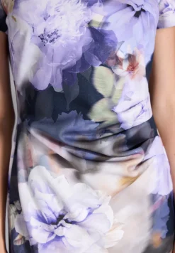Dames jurk blauw