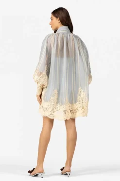 Dames jurk blauw