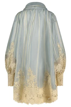 Dames jurk blauw