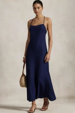 Dames jurk blauw
