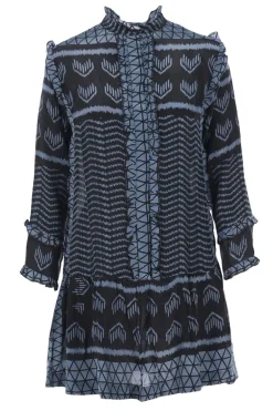 Dames jurk blauw