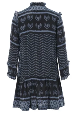 Dames jurk blauw