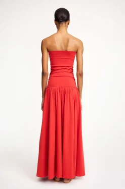 Dames jurk rood