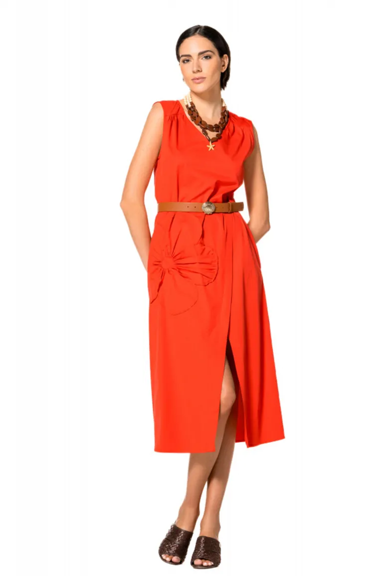 Dames jurk rood