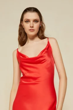 Dames jurk rood