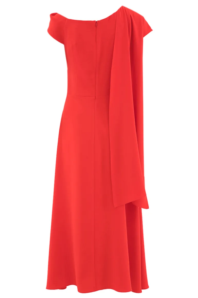 Dames jurk rood