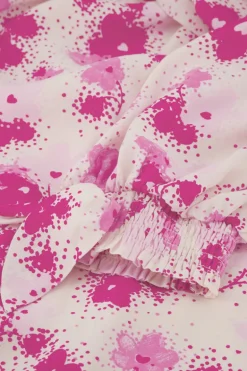 Dames jurk rose
