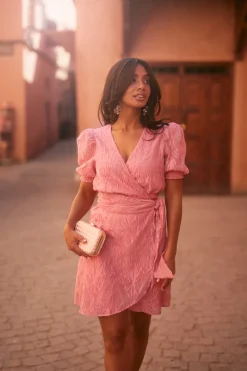 Dames jurk rose