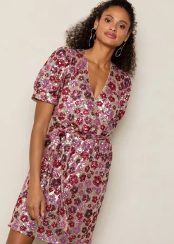 Dames jurk rose