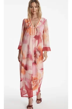 Dames jurk rose