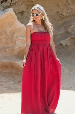 Dames jurk rose