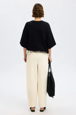 Dames legging bruin