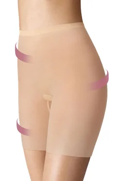 Dames panty bruin