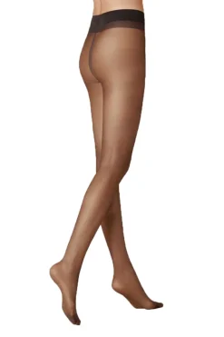 Dames panty bruin