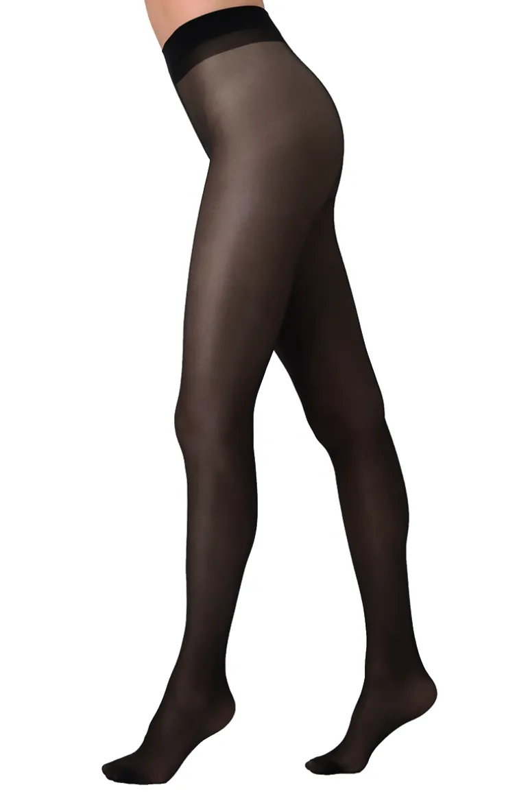 Dames panty bruin