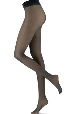 Dames panty grijs