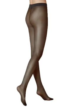 Dames panty grijs