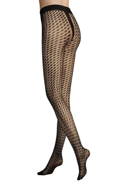 Dames panty zwart