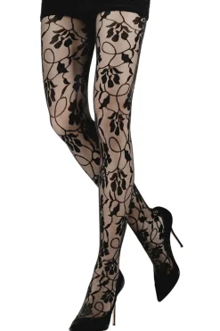 Dames panty zwart