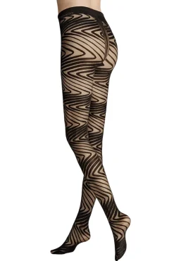 Dames panty zwart