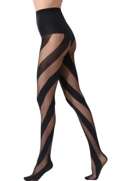 Dames panty zwart