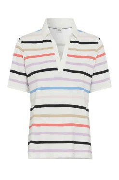 Dames polo blauw