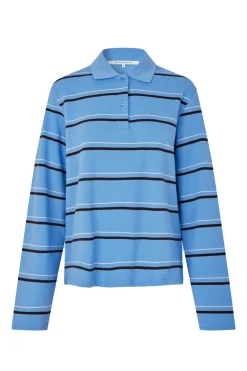 Dames polo blauw