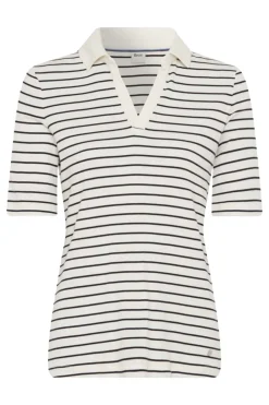 Dames polo blauw