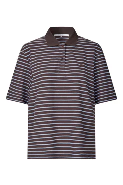 Dames polo bruin