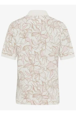 Dames polo ecru