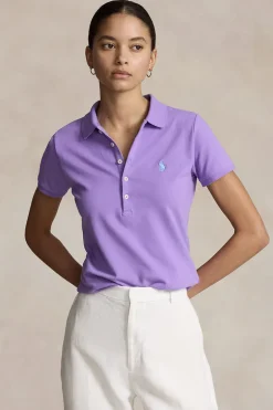 Dames polo paars