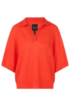 Dames polo rood