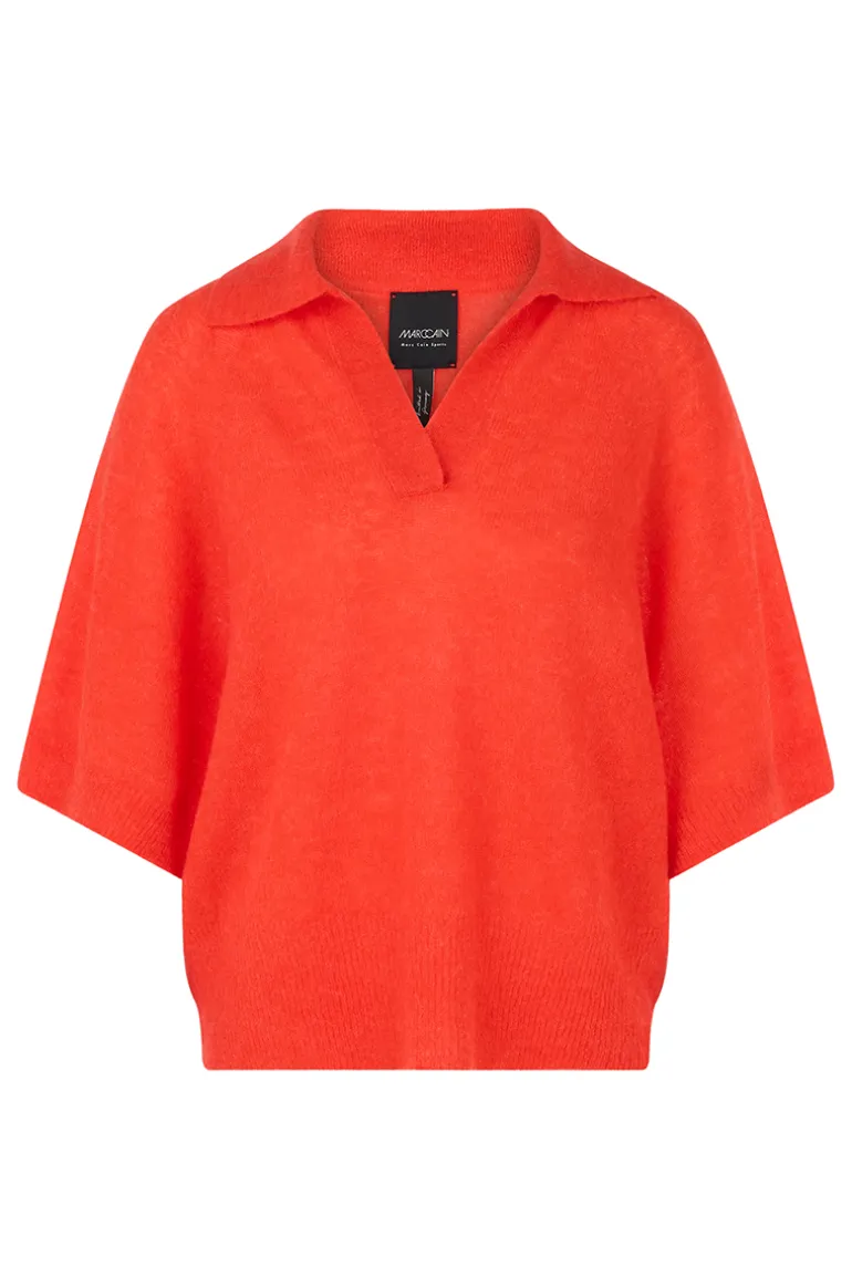 Dames polo rood