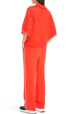 Dames polo rood
