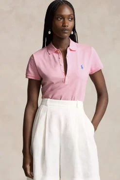 Dames polo rose