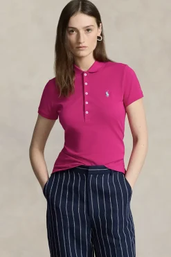 Dames polo rose