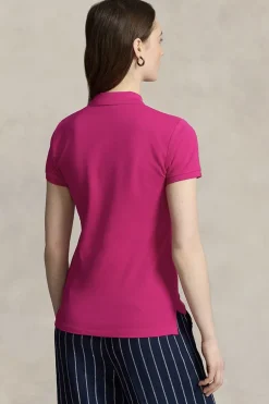 Dames polo rose